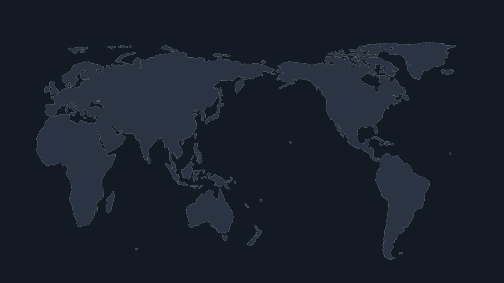 Global Map Network showing trade routes